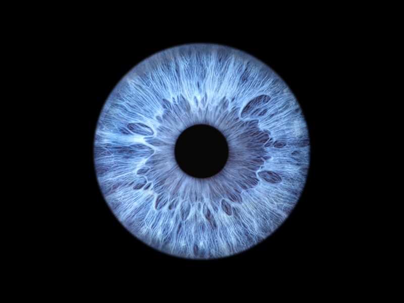 iris photography - macro - poza la ochi - simple
